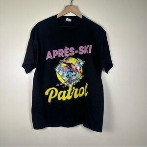 APRES SKI Patrol Wear Retro 80s 90S Skiing Graphic T-Shirt